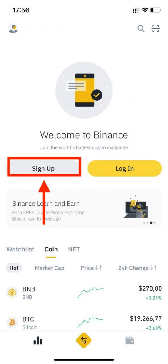 Как зарегистрировать и подтвердить аккаунт в Binance Как зарегистрировать и подтвердить аккаунт в Binance