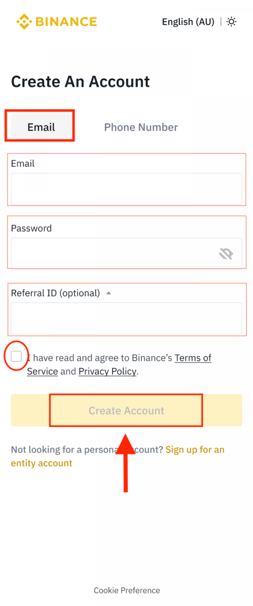 Как зарегистрировать и подтвердить аккаунт в Binance Как зарегистрировать и подтвердить аккаунт в Binance