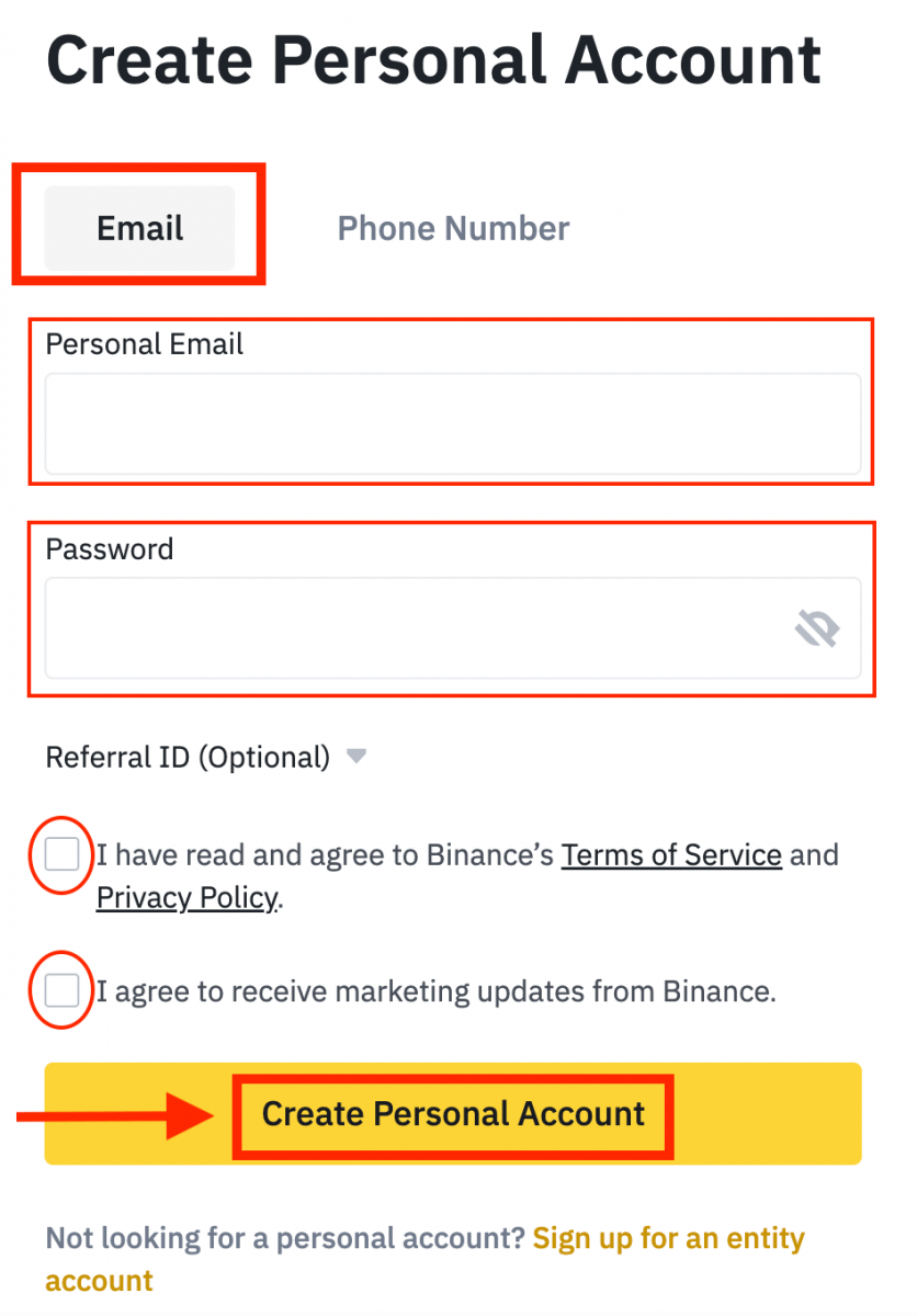 Как зарегистрировать и подтвердить аккаунт в Binance Как зарегистрировать и подтвердить аккаунт в Binance